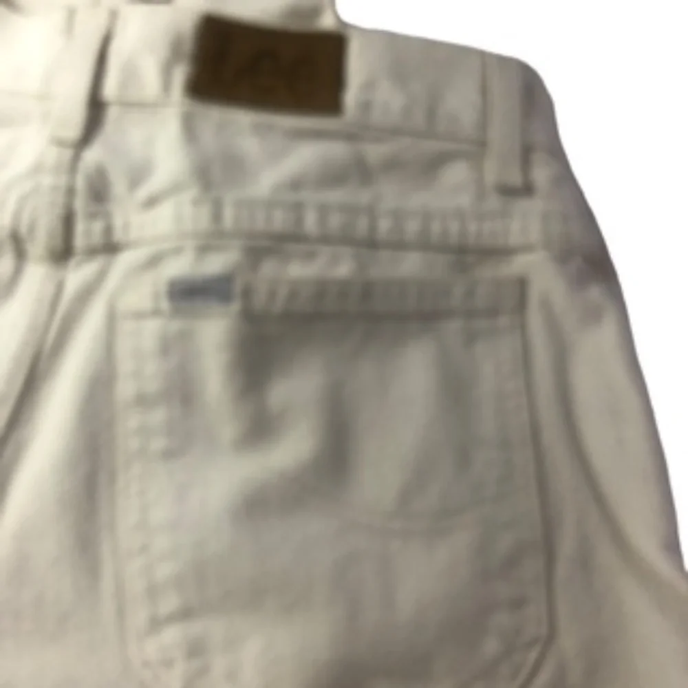 Lee Vanilla Colored Straight Leg Jeans Size Juniors 11 M - Picture 4 of 12